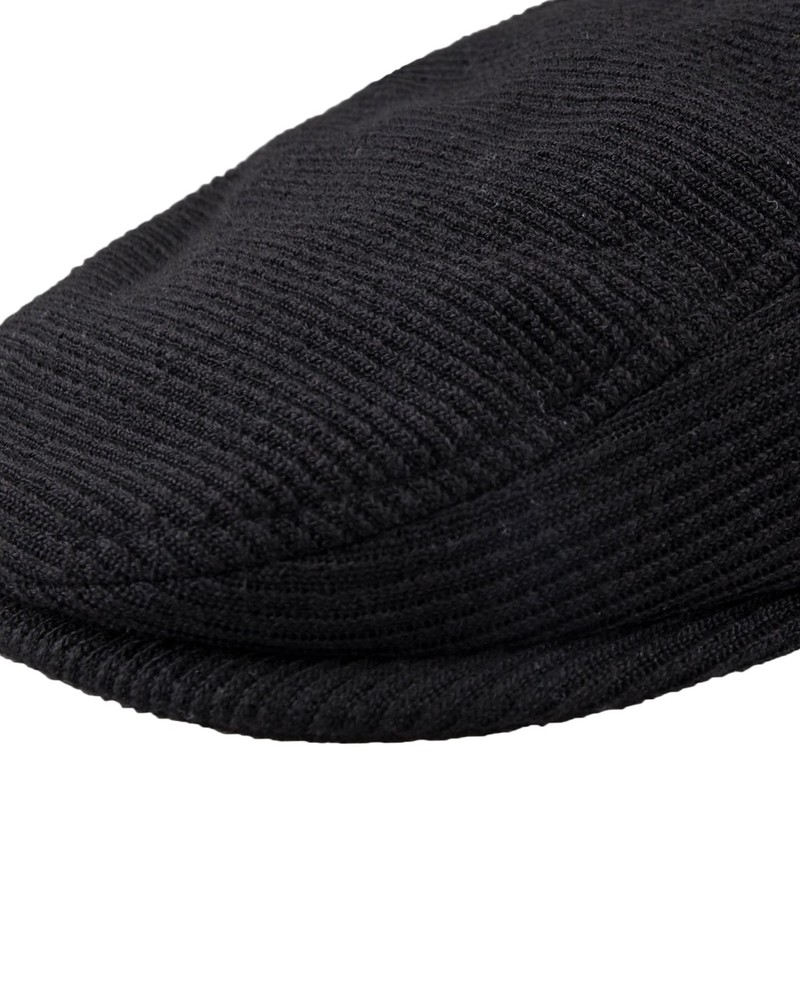Dockers Men's Ivy Newsboy Hat Small-Medium Black