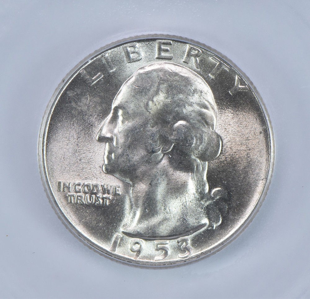 1953-S Washington Quarter MS65 ICG