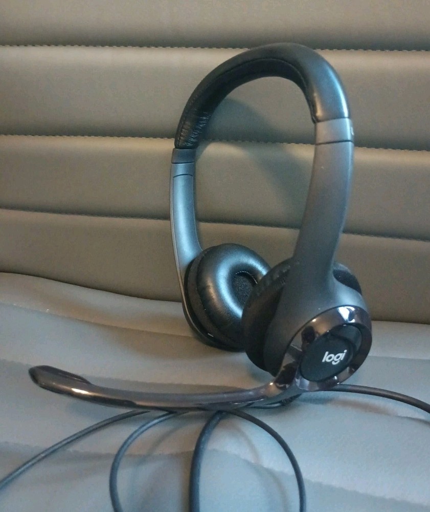 Logi USB Computer Headset Mic Conference Zoom