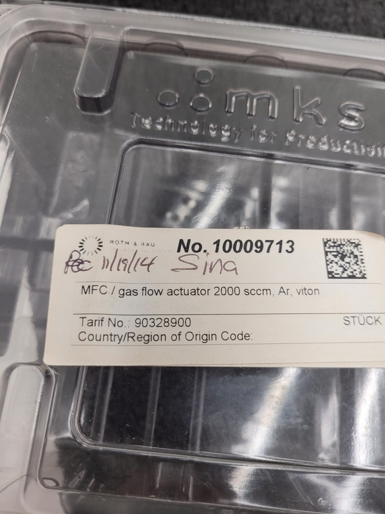 MKS 1179BX23CR14NSPC1 Mass-Flo Mass Flow Controller 2000SCCM AR Working Pull