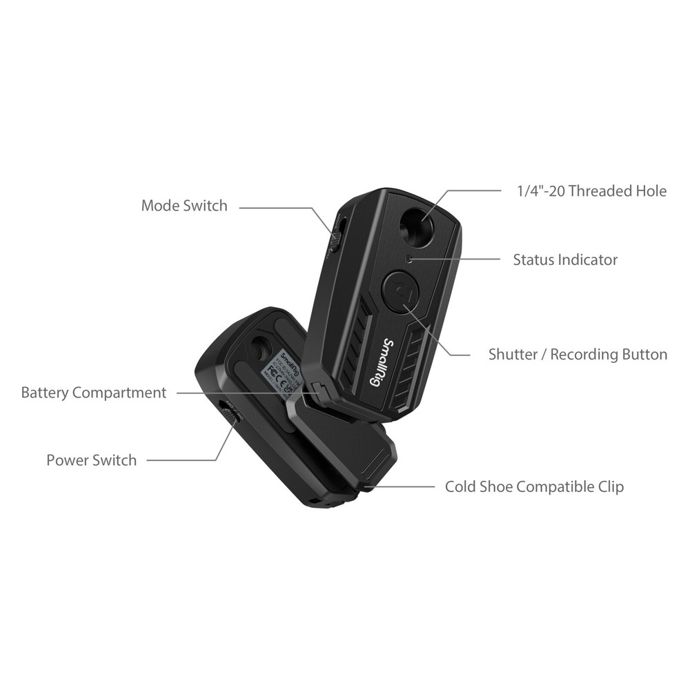 SmallRig Bluetooth Wireless Remote Controller for Sony A7R IV/Canon/Nikon
