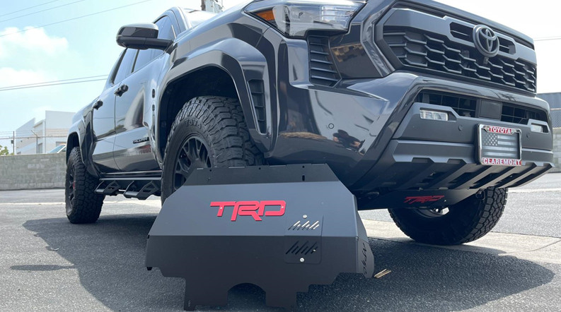 Custom 2024 - 2025 Tacoma Skid Plate - Only gas models - All Black