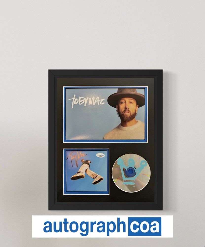 Toby Mac Signed "Heaven On My Mind" CD Insert 11x14 Framed - ACOA