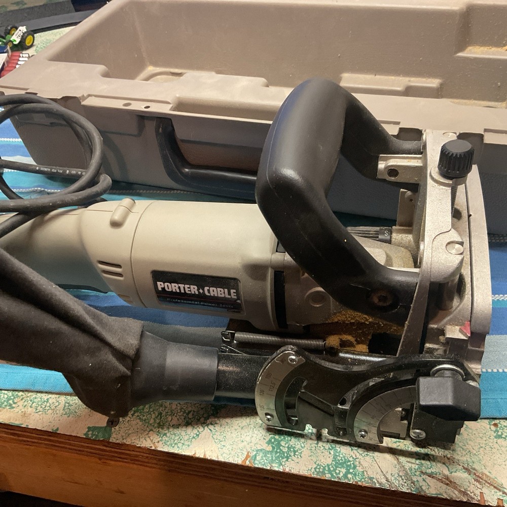 PORTER-CABLE 557 Biscuit/Plate Joiner w/Case Great Condition