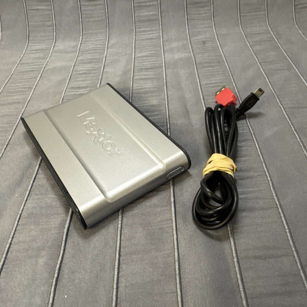 Maxtor OneTouch III Mini External Hard Drive Silver