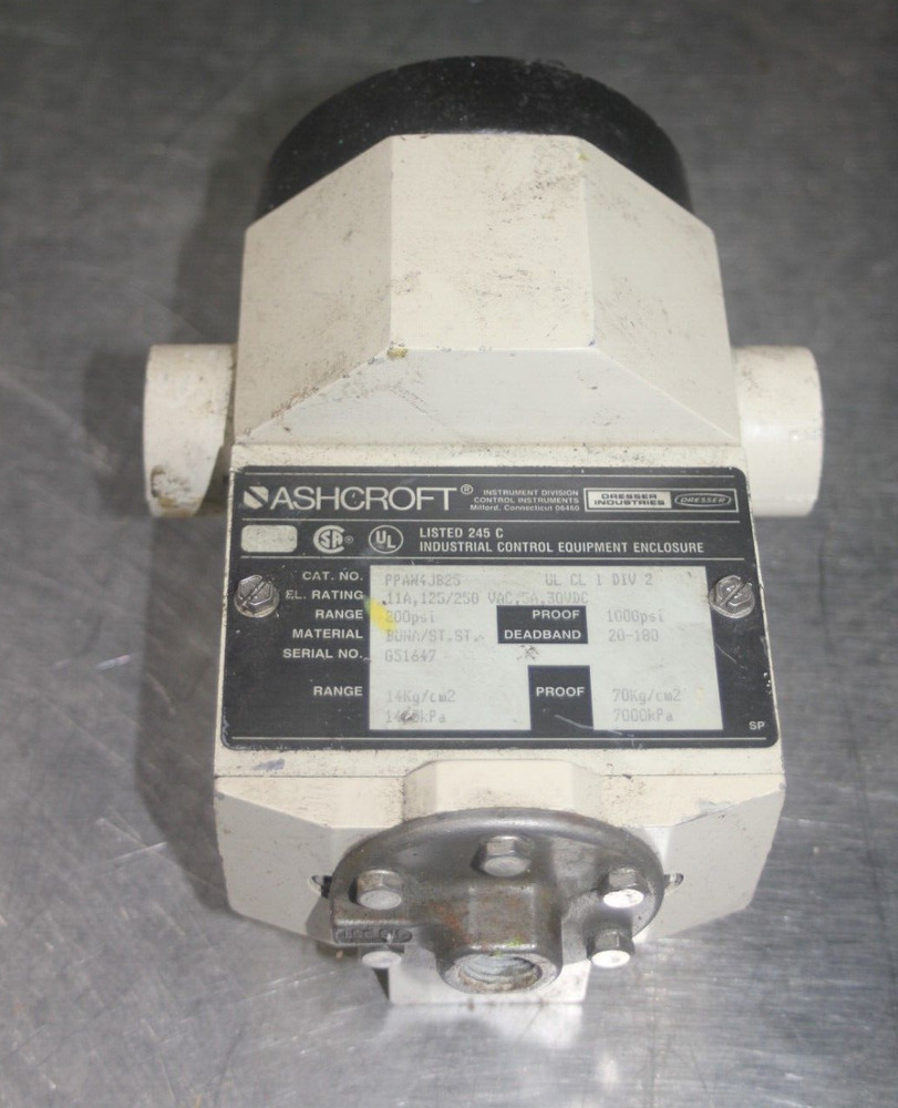 Ashcroft Pressure Switch PPAN4JB25
