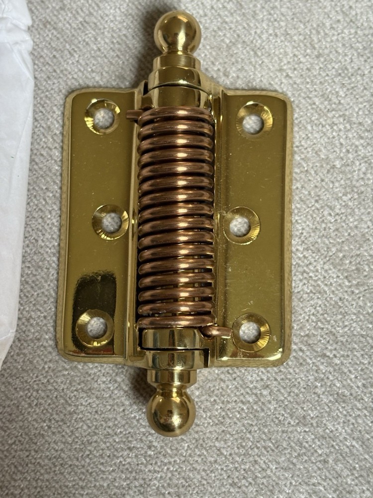 Vintage Screen Door Hinge Brass Spring Loaded Hinge Door Hardware