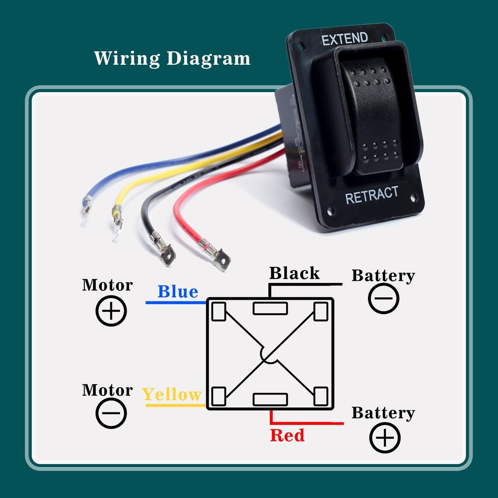387874 Power Stabilizer Switch with Harness Replacement for Lippert 1pcs