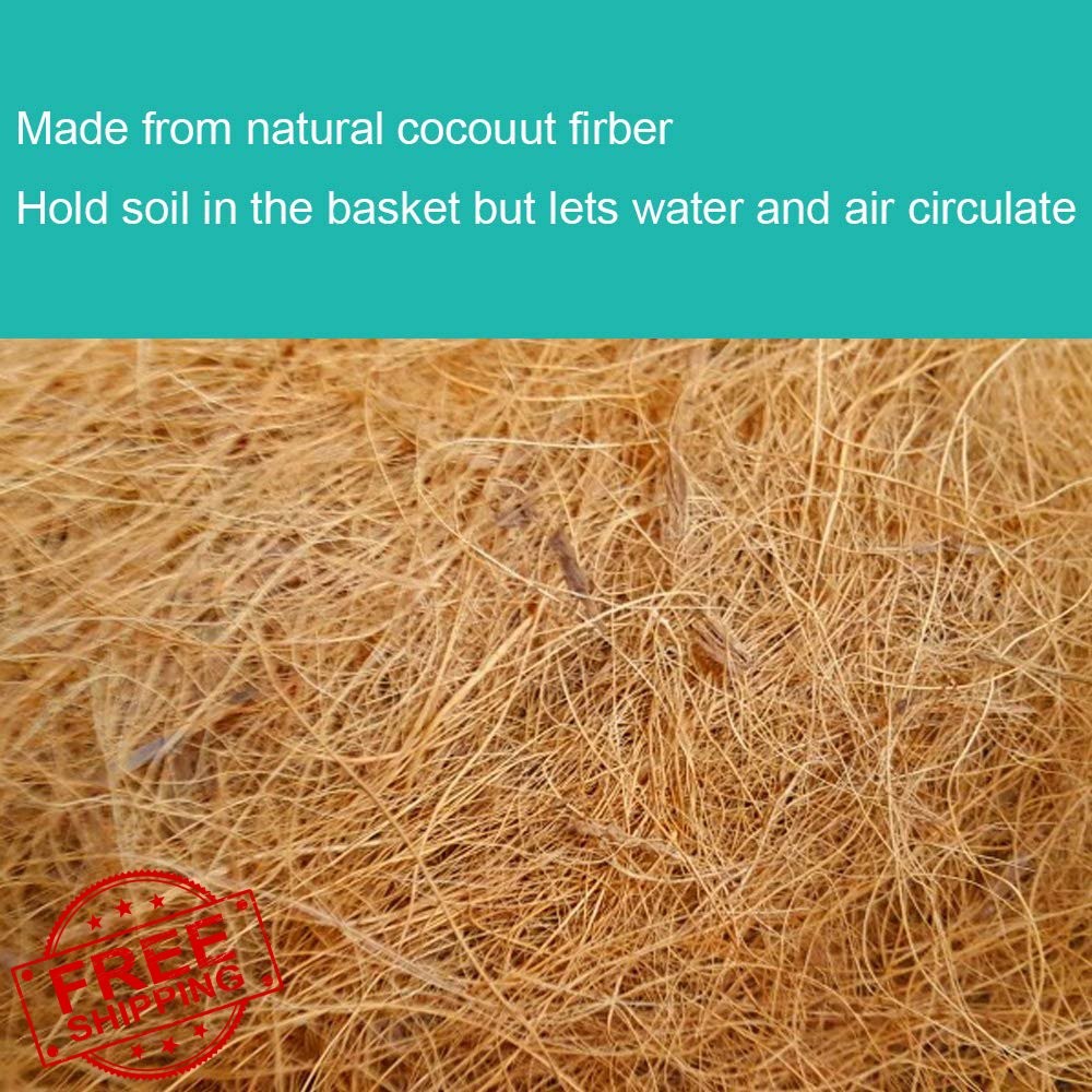 Frillybutts 30" Window Basket Liner Coco Coir Replacement Trough