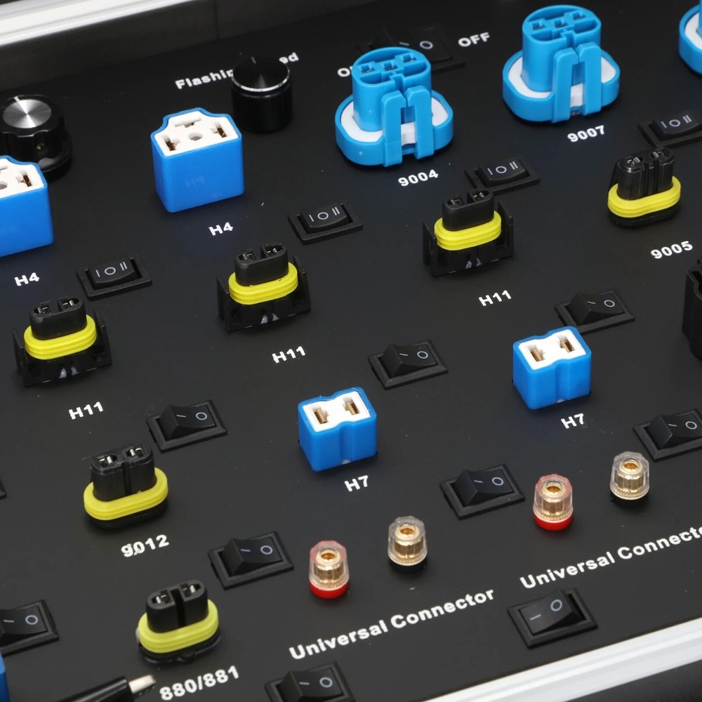 Multifunctional Auto LED Bulbs Tester LED Demo Case with 7- 30V Adjustable Volt