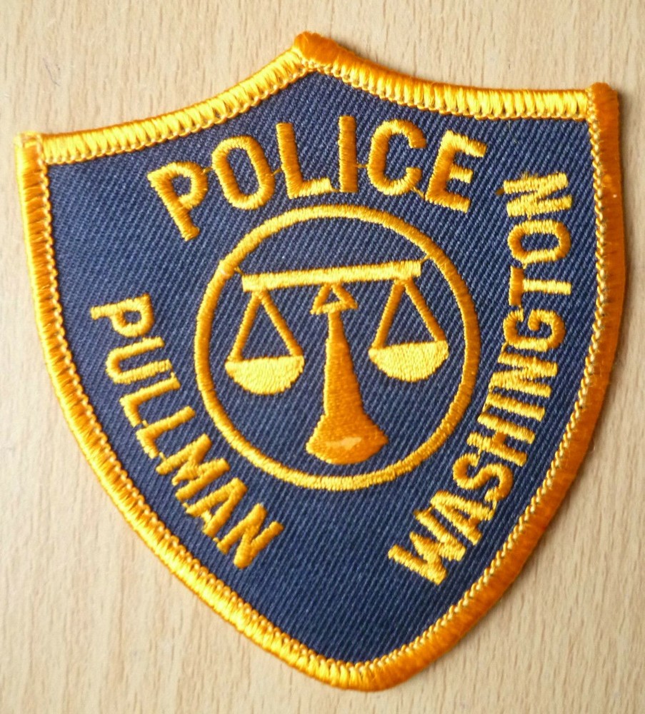 Patch PULLMAN WASHINGTON POLICE PATCH (NEW. apx. 3.6x3)
