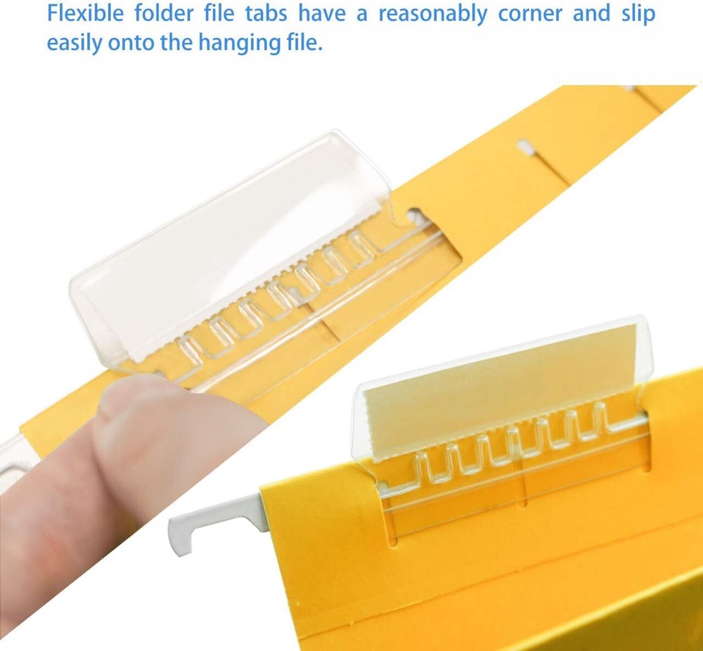 File Folder Tabs 210 Sets Hanging File Folder Labels 2 Tabs & Inserts New