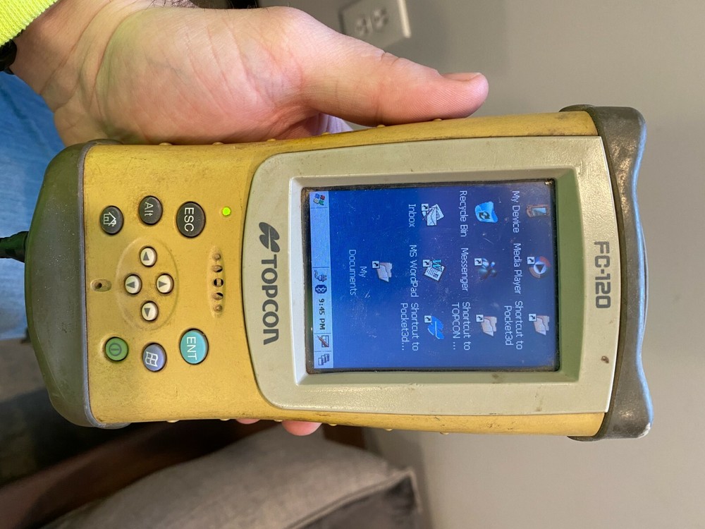 Topcon Brand Data Collector Model FC 120 with Pocket3D Software