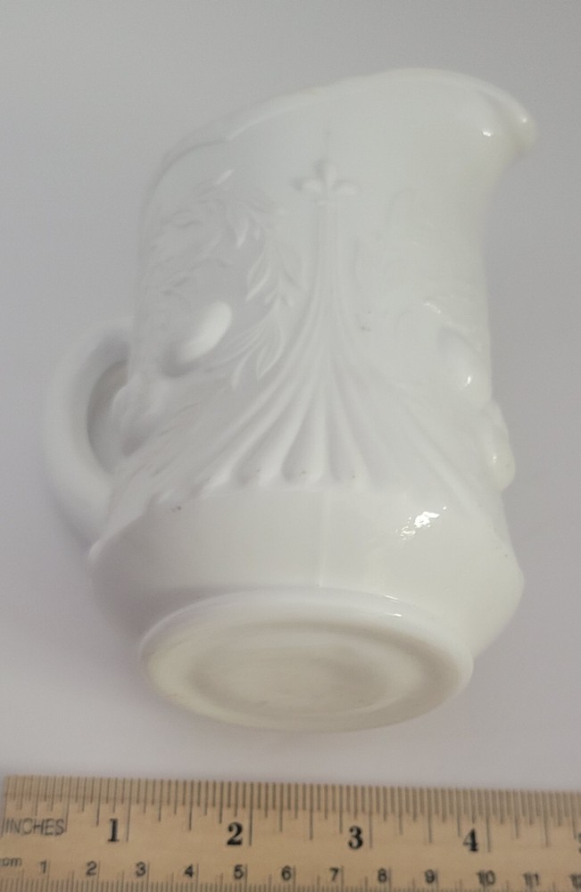 Milkglass Cherry Small Pitcher