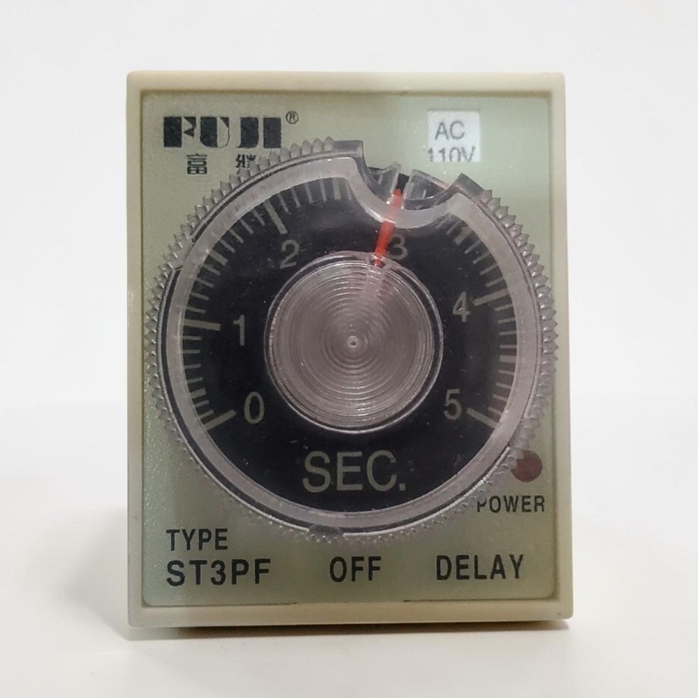 FUJI ST3PF ELECTRONIC TIMER TIME RANGE 5SECOND 110VAC FREE FAST SHIPPING