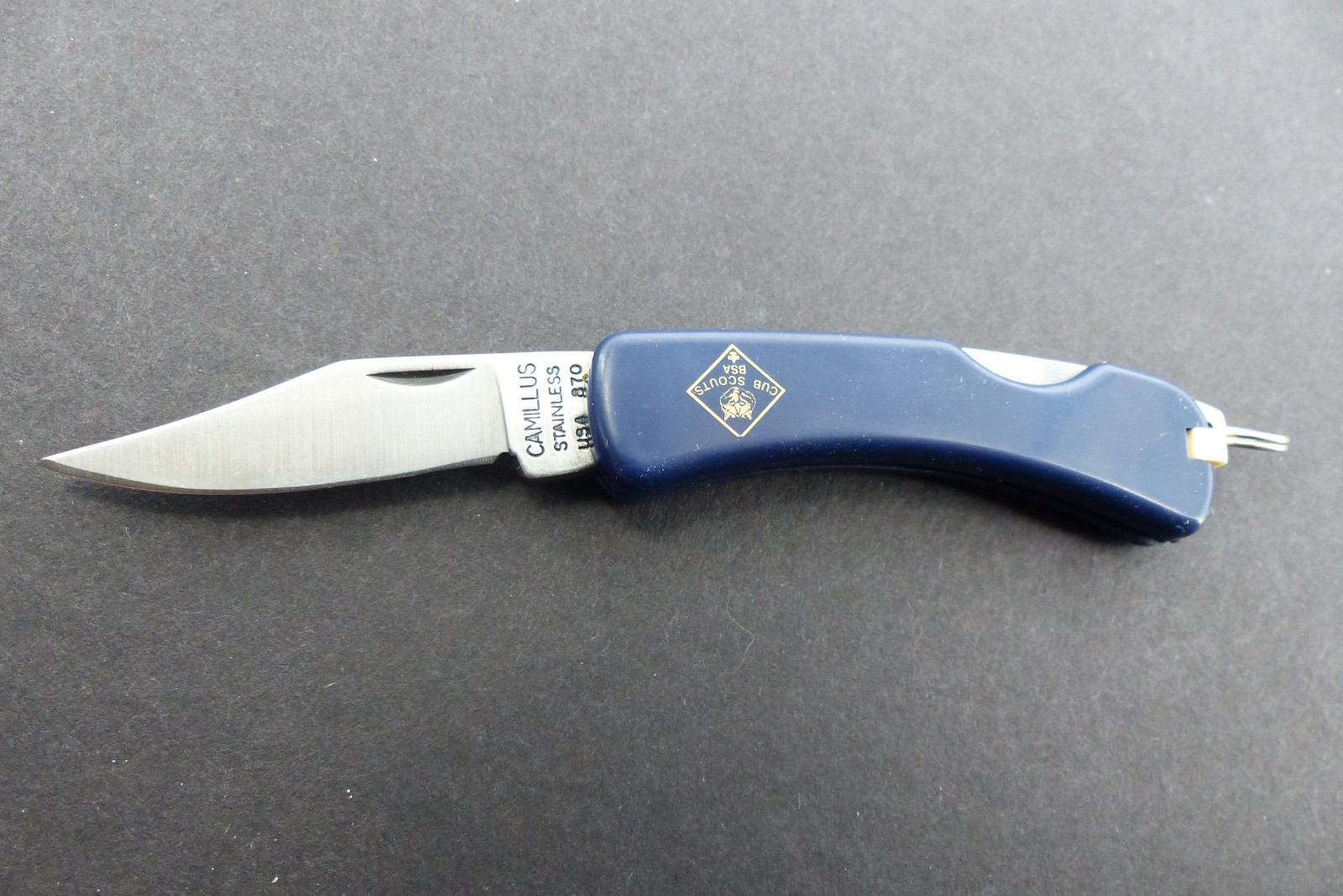 CAMILLUS 870 Checkmate Official Cub Scout MINI Lockback Knife - NOS 1898