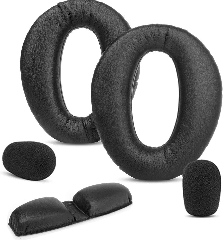 Replacement Earpads Cover Compatible with Lightspeed Aviation Black