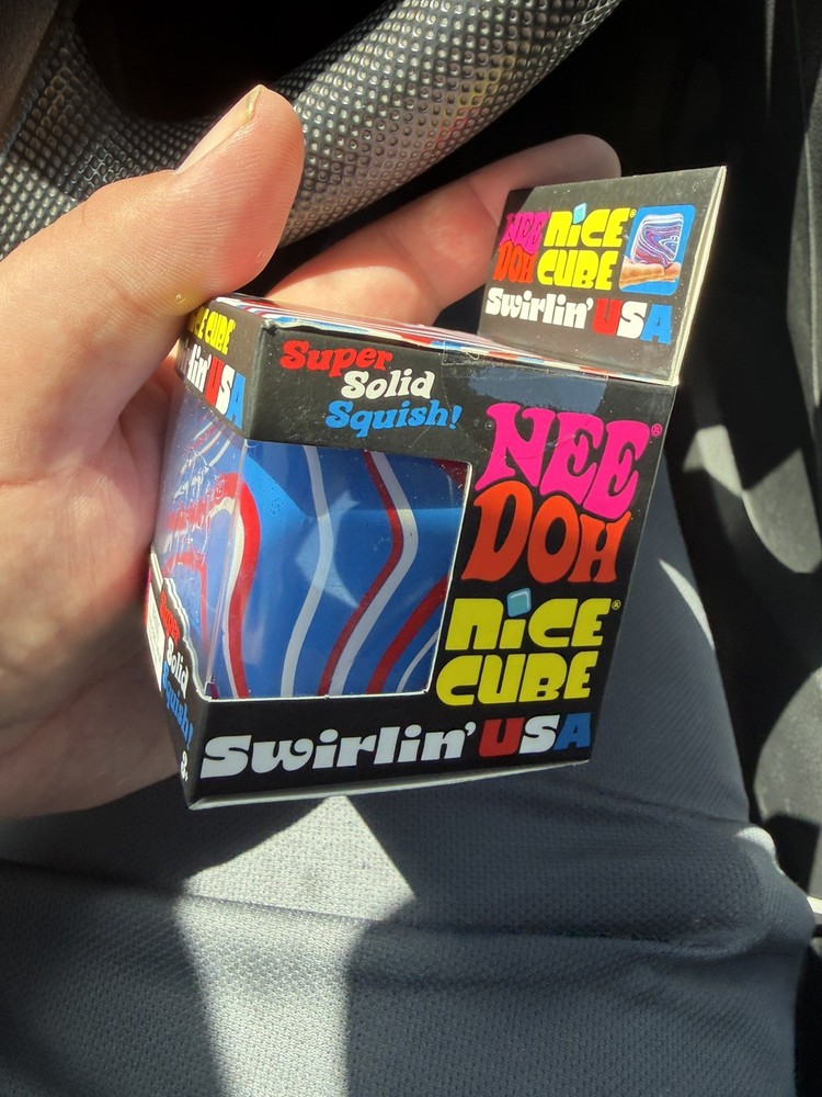 NeeDoh Nice Cube Swirlin' USA