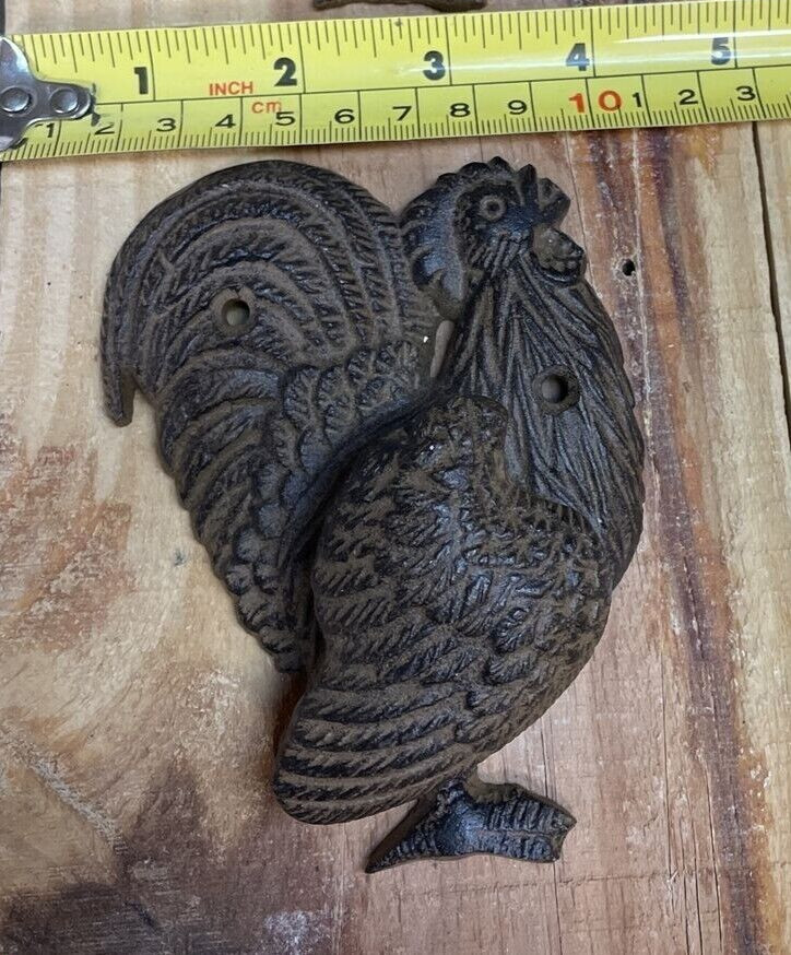 4.5” Cast Rustic Rooster Door Knocker