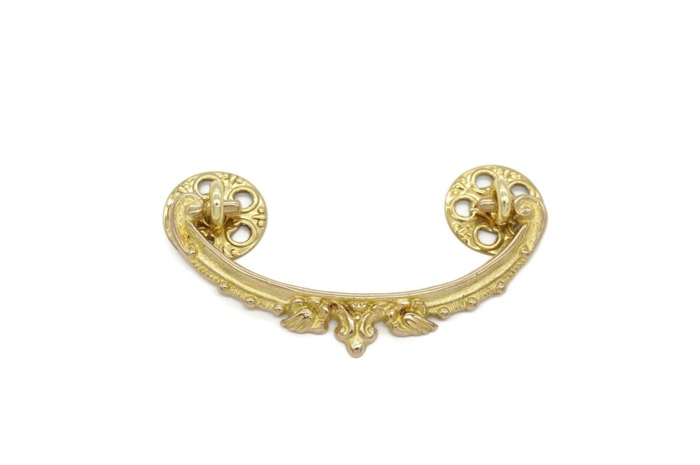 Antique Bail Pull Victorian Pull Furniture Drawer Pull Cabinet Drawer Pull Brass