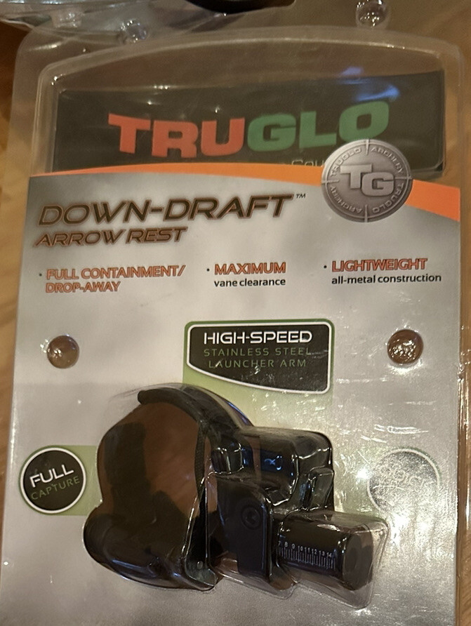 TRUGLO DOWN-DRAFT ARROW REST - FULL CONTAINMENT DROPAWAY