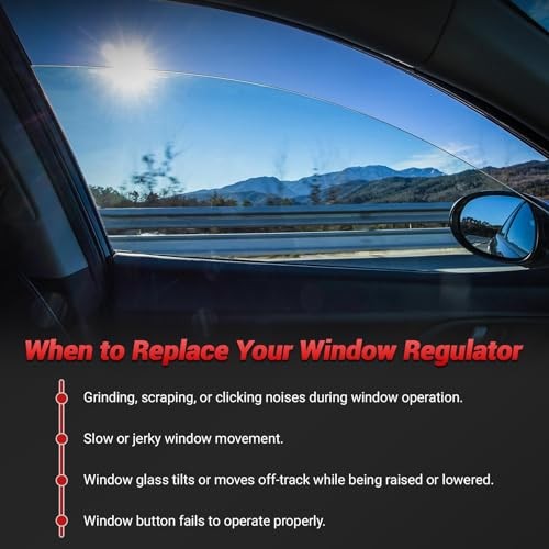 Front Passenger Side Power Window Regulator Without Motor Compatible 749-509