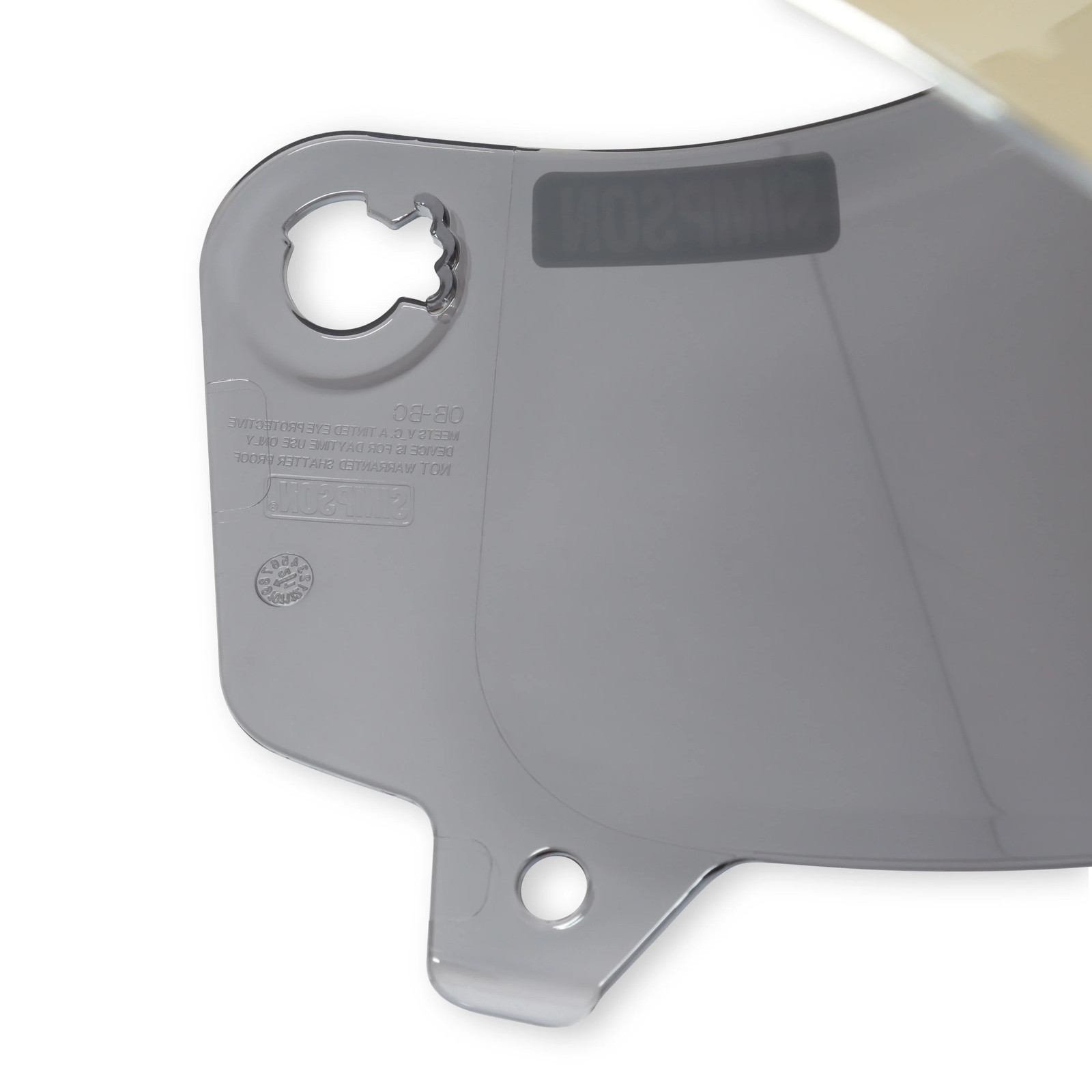 Simpson Motorcycle 89206MA Outlaw Bandit Gold Helmet Shield XS And Small