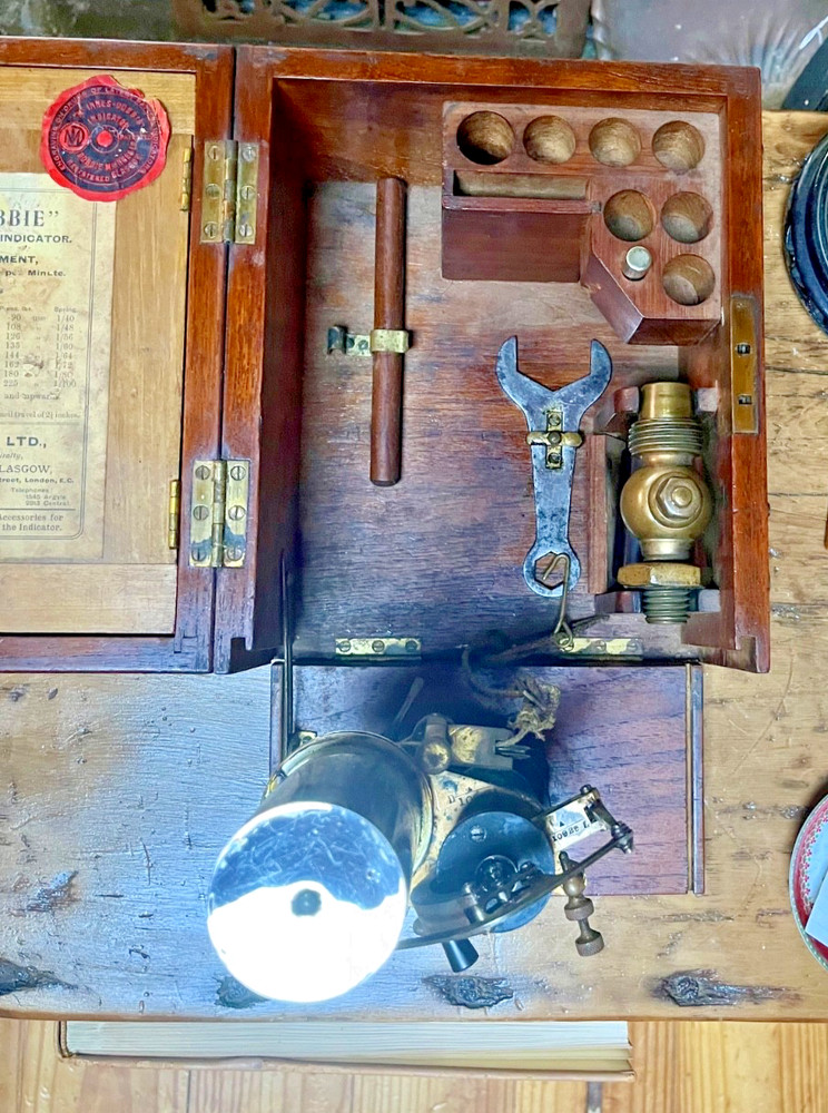 McInnes-Dobbie PATENT Steam Engine Indicator, Pattern A, Glasgow 1900’s.