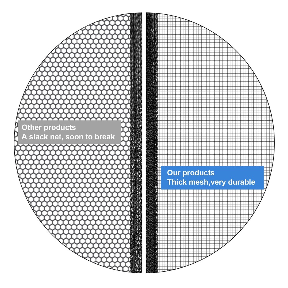 4 Pcs Mesh Cover for Rain Barrels with Drawstring, Rain Barrel Netting Screen