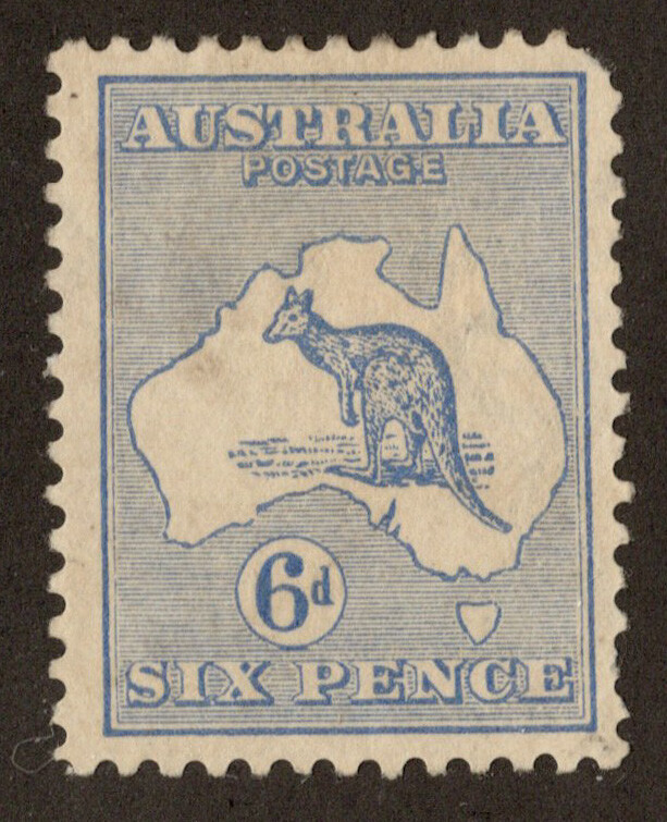 Australia Scott 48 Unused hinged with rounded corner.