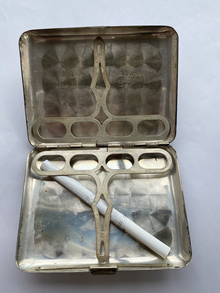 STERLING SILVER CIGARETTE CASE