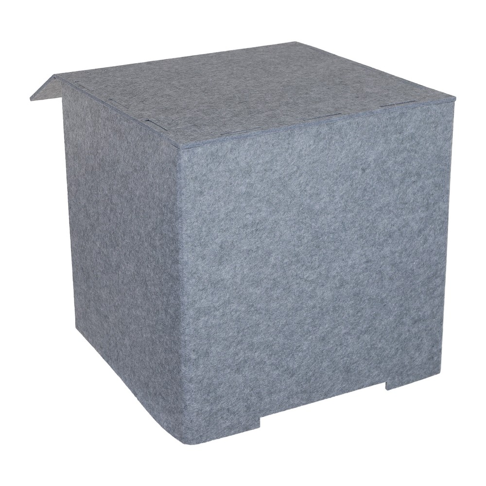 60*60cm Soundproof Removable Cover Desktop IsolationAbsorbing Shield Yellow