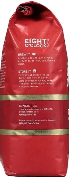 Eight O'Clock Original Medium Roast Whole Bean Coffee, (40 oz.) - 4 pack