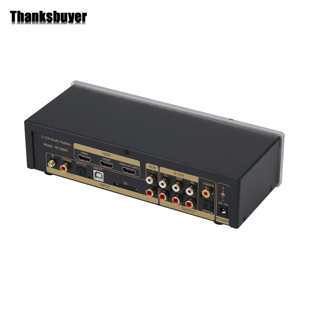 RH-899X DSD USB Flash Drive Audio Player HDMI Optical Coaxial 5.1CH DTS Decoder