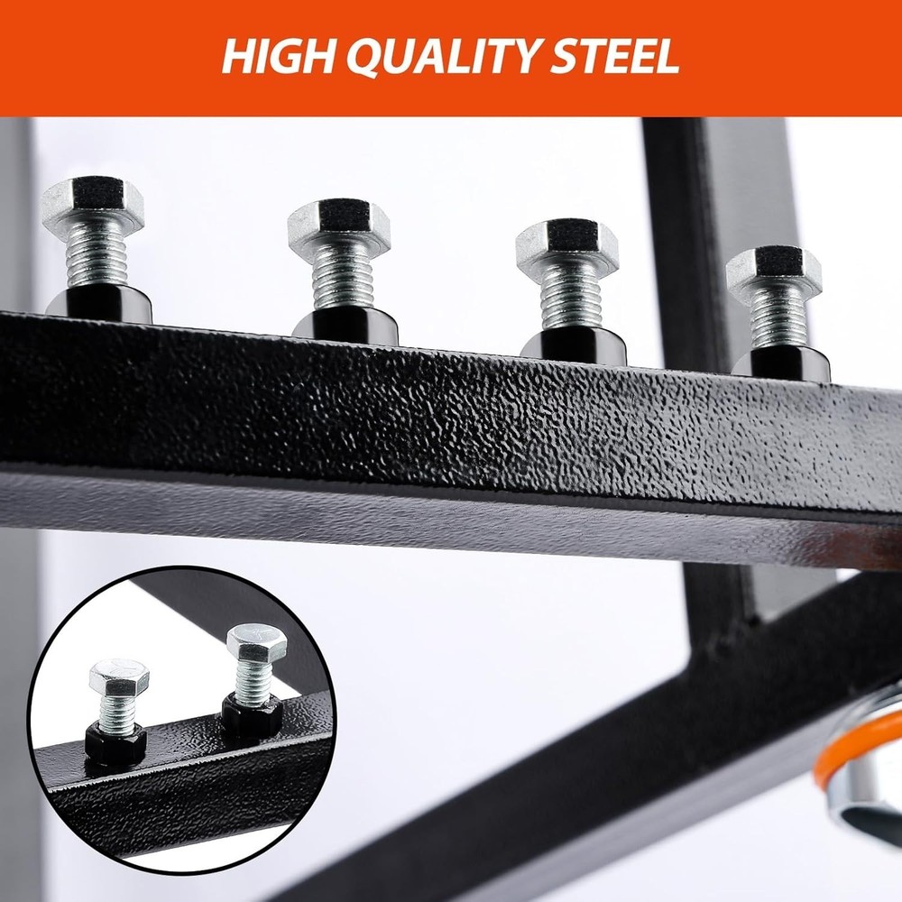 Engine Stand Compatible with Chevy Small Block & Big Block, 3” Heavy-Duty Ste...