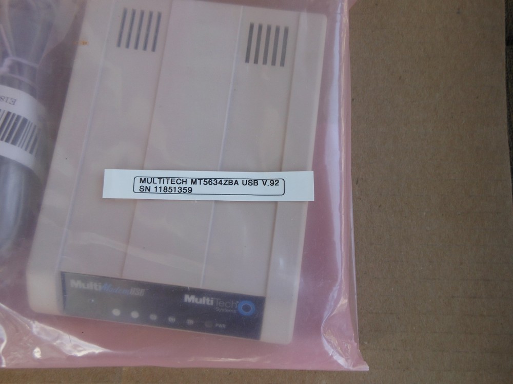 Multitech MT5634ZBA USB V.92 Multi tech