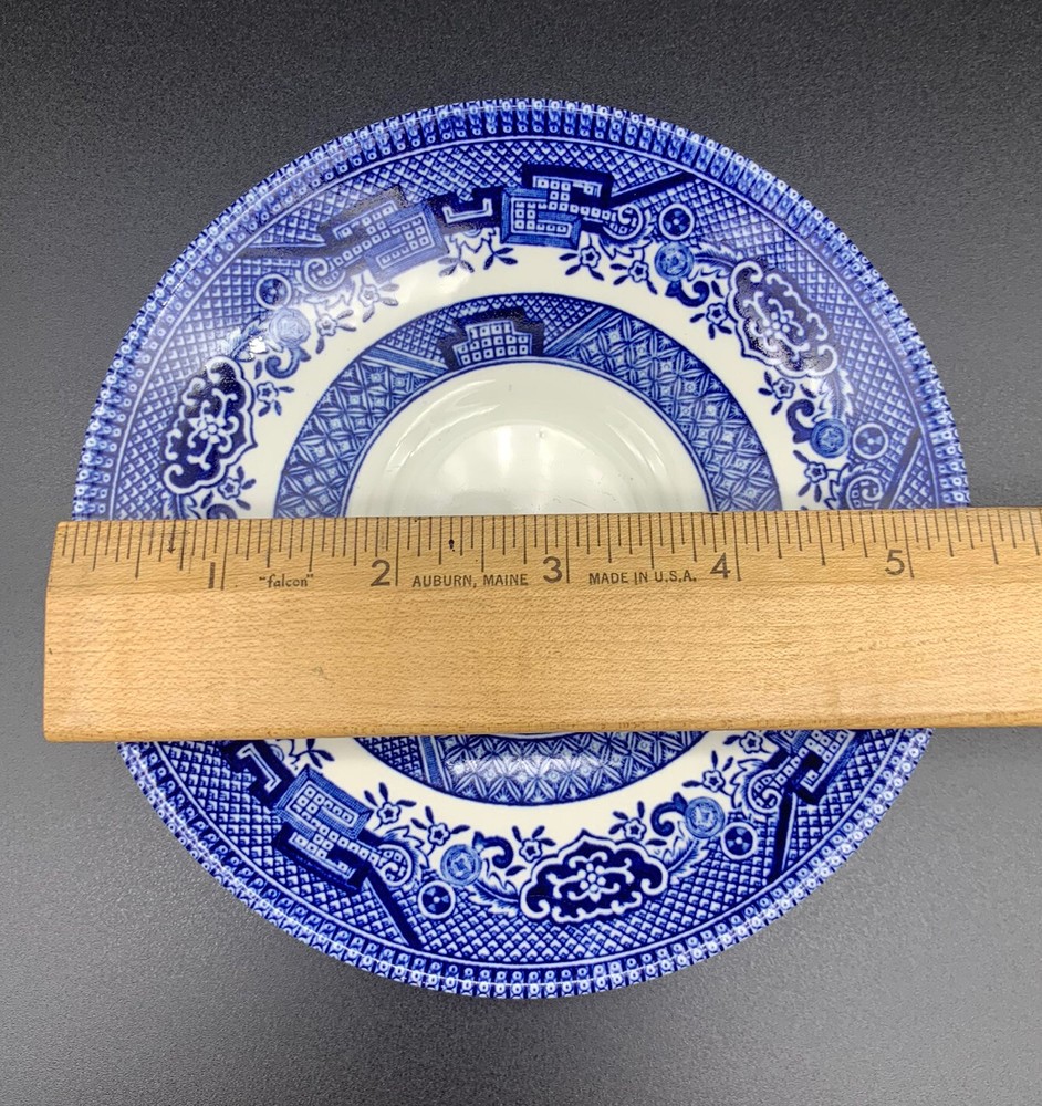 Churchill Blue Willow ~ Single Saucer Only