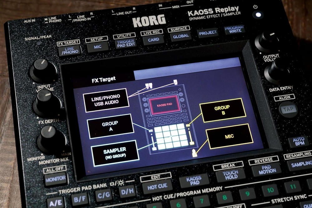 KORG KAOSS Replay DJ Effects/Sampler: All-in-One DJ Performance Tool
