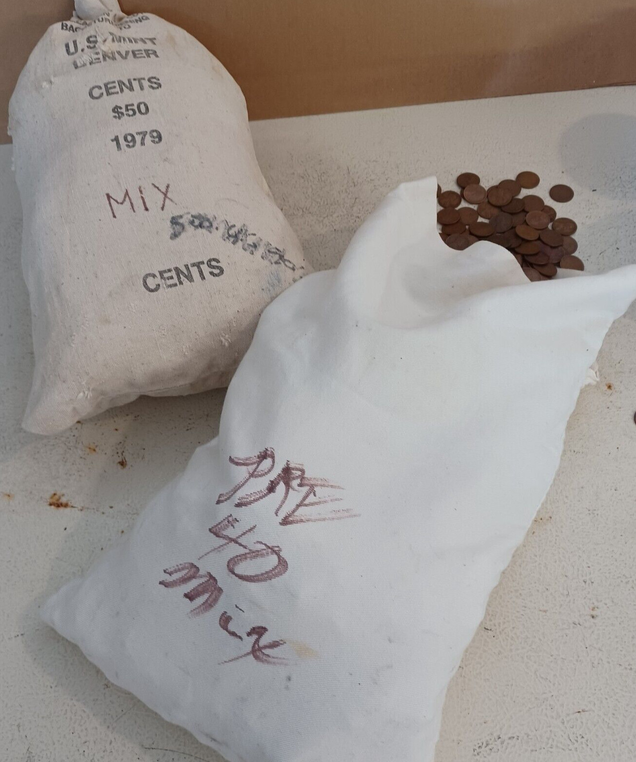 Wheat Cent Roll ranging from 1909-VDB-55PDS-Ol' Fred's Hoard, 60% Pre40-SEE DESC