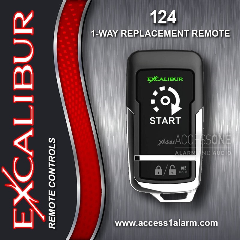 NEW Excalibur 124 2-Button 1-Way Replacement Remote Control ELVNTQD For RS-272