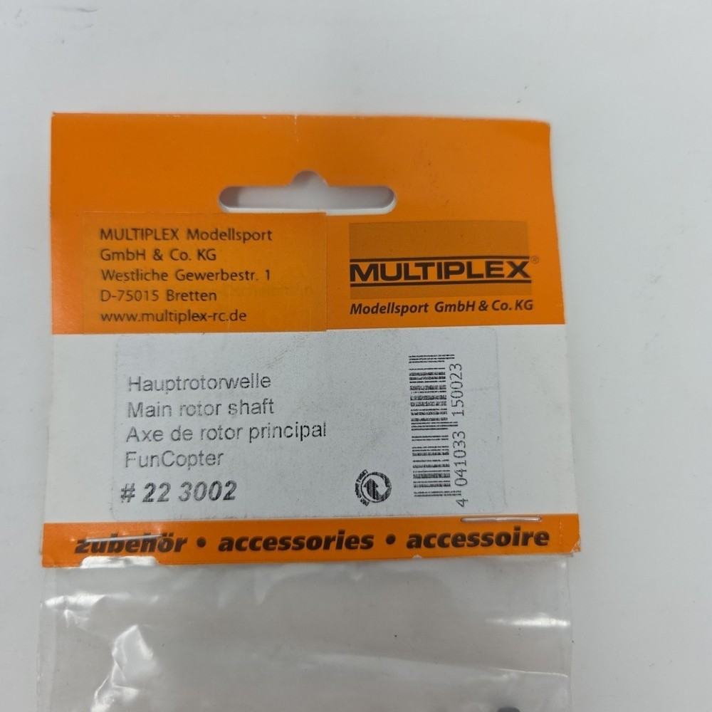 Multiplex - Main Rotor Shaft FUNCOPTER - #223002