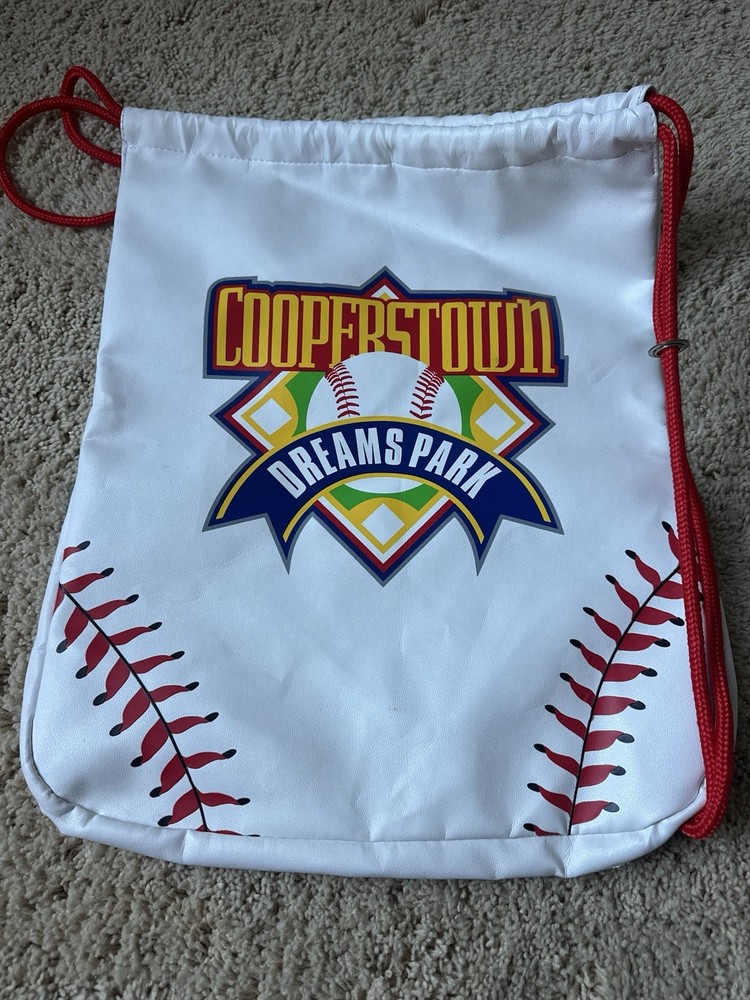 Cooperstown Dreams Park Leather Drawstring Bag