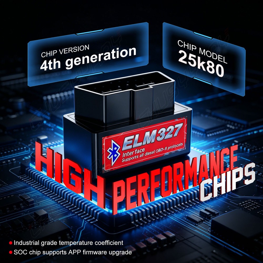 ELM327 Bluetooth OBD2 Scanner Code Reader Auto Read Tool For Android & iOS