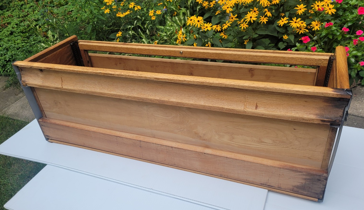 Antique Macey Oak Barrister Bookcase 10 1/2" Tall Section #1