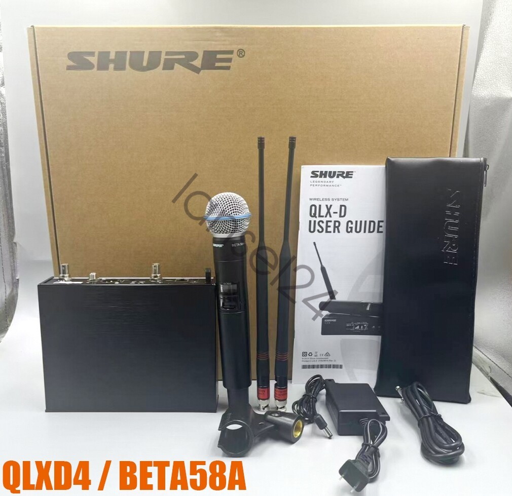 QLXD4 / BETA58A Handheld Wireless Vocal System Microphones Express w / BETA58 US