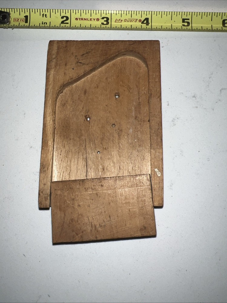 VINTAGE 9 DRILL BITS OAK WOODEN BOX WITH SLIDING Bottom