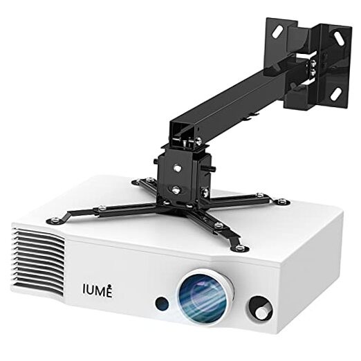 Projector Ceiling Mount, Universal Projector Mount Extendable Stand Black