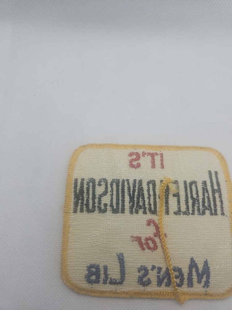 “HD For Men’s Lib” Harley-Davidson Patch / Emblem