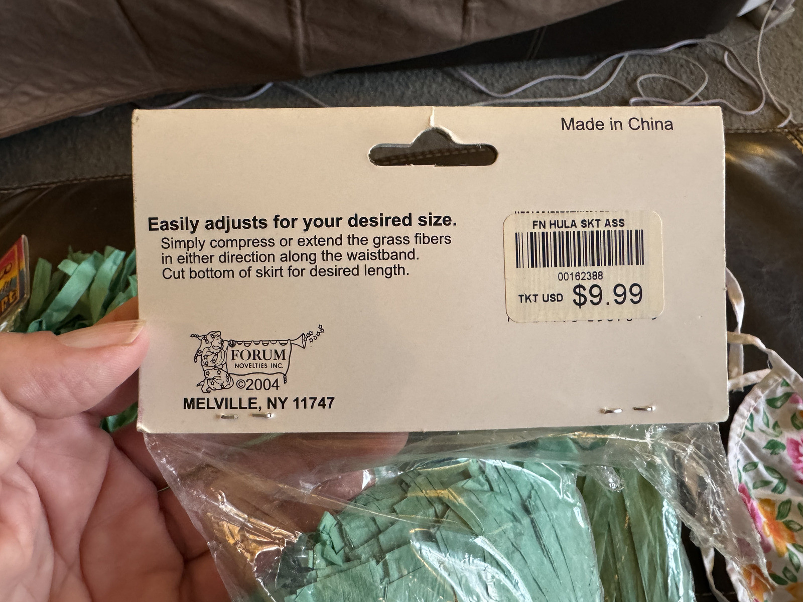 Hawaiian Coconut Shell Bra Luau Lei Hula Mermaid Costume Aqua Bra Grass Skirts