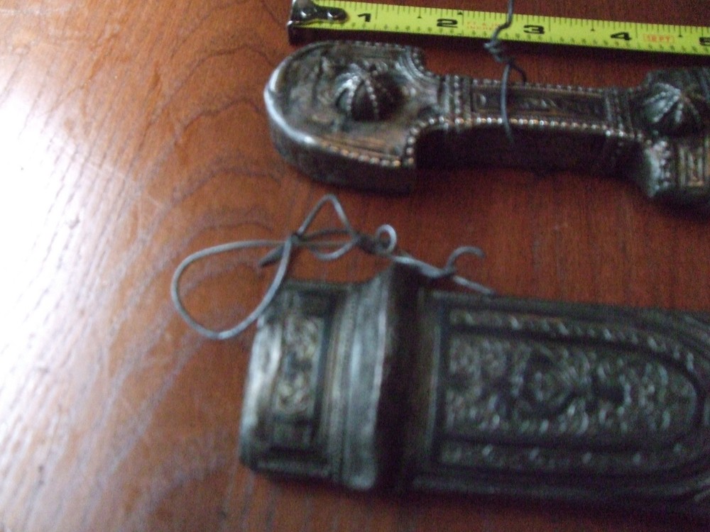 Antique Imperial Russian SILVER Niello dagger